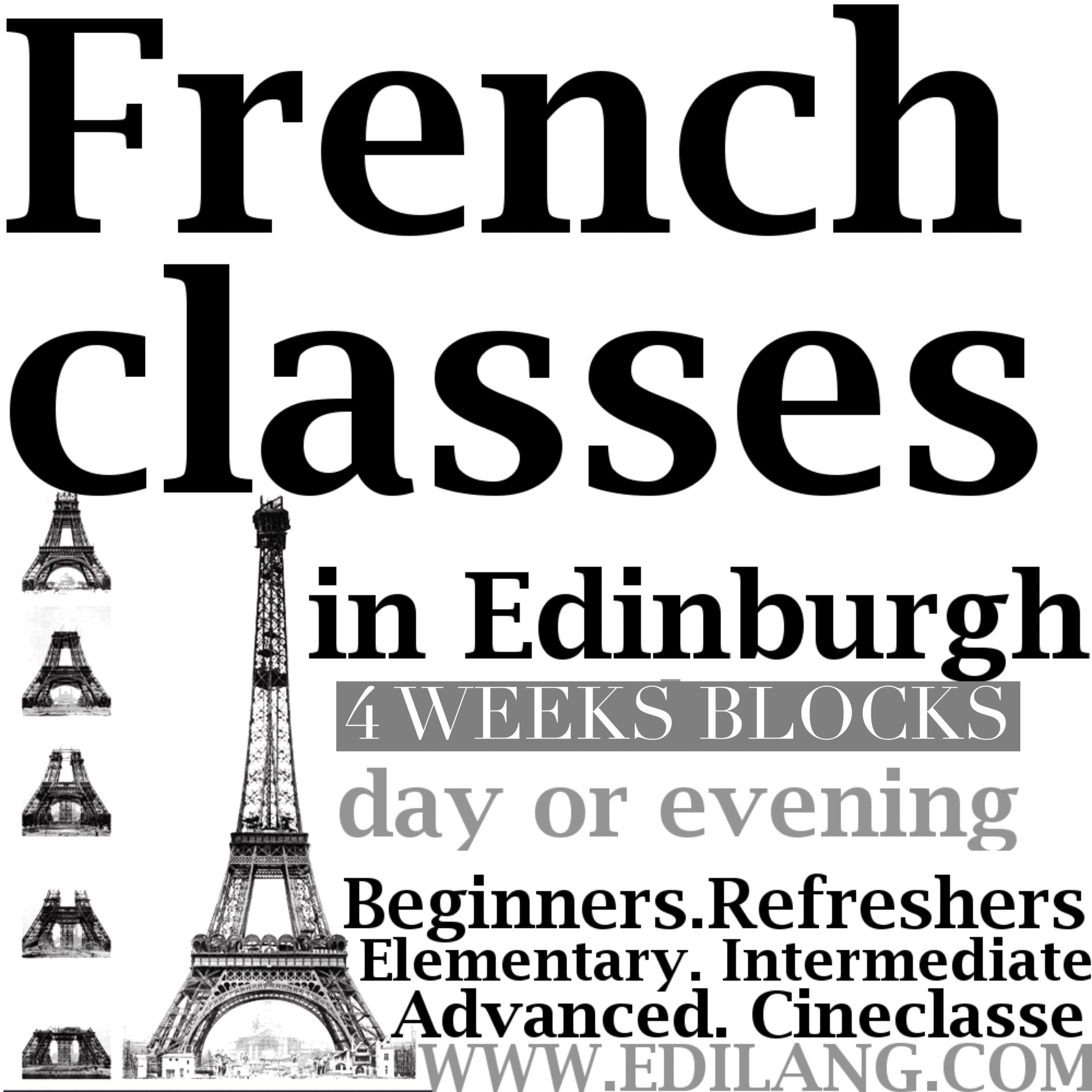 French classes in Edinburgh in Minto Street